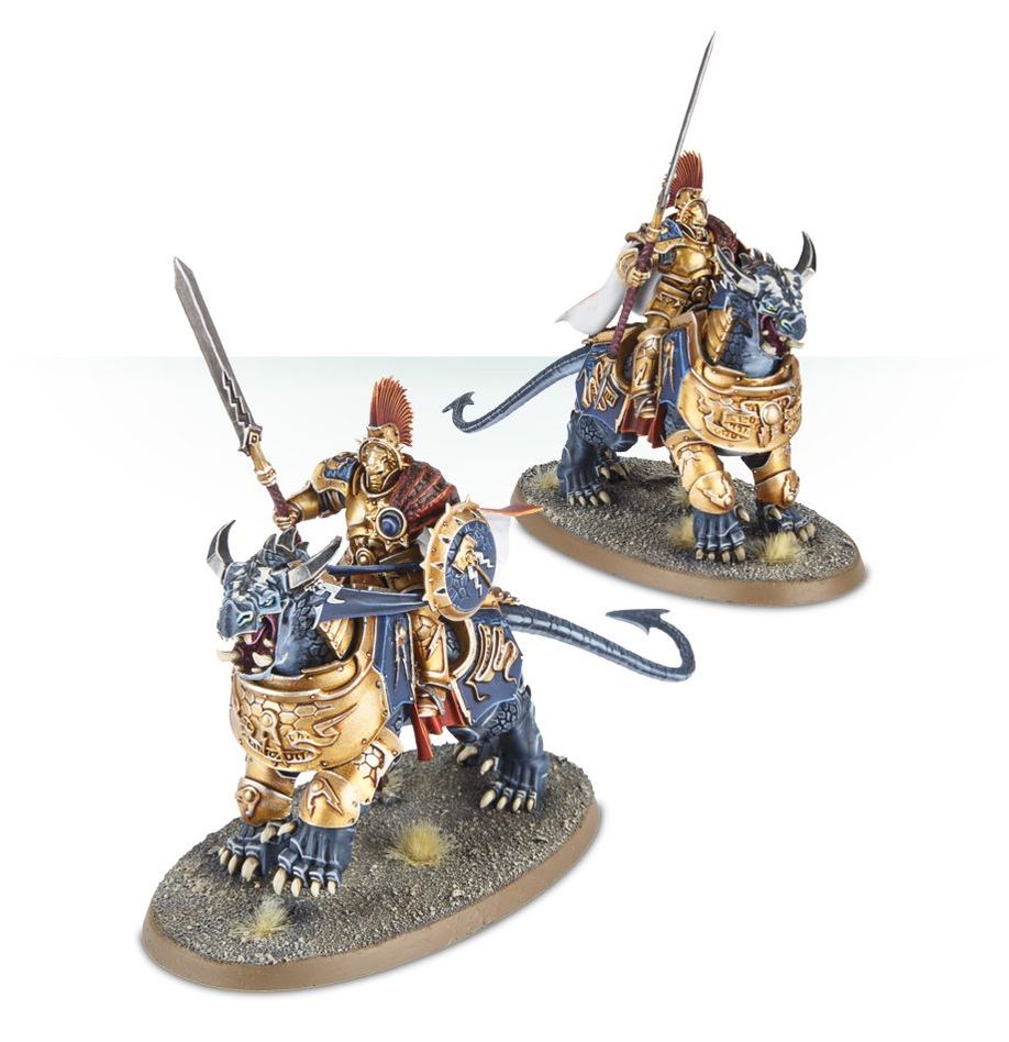 Warhammer Age of Sigmar: Stormcast Eternals - Dracothian Guard (Desolators/Fulminators/Tempestors/Concussors/Lord-Celestant on Dracoth)(96-24)