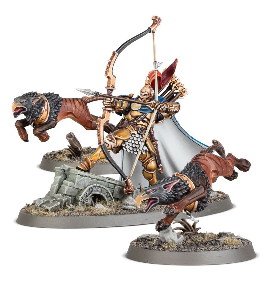 Warhammer Age of Sigmar: Stormcast Eternals - Knight-Judicator with Gryph-hounds (96-49)