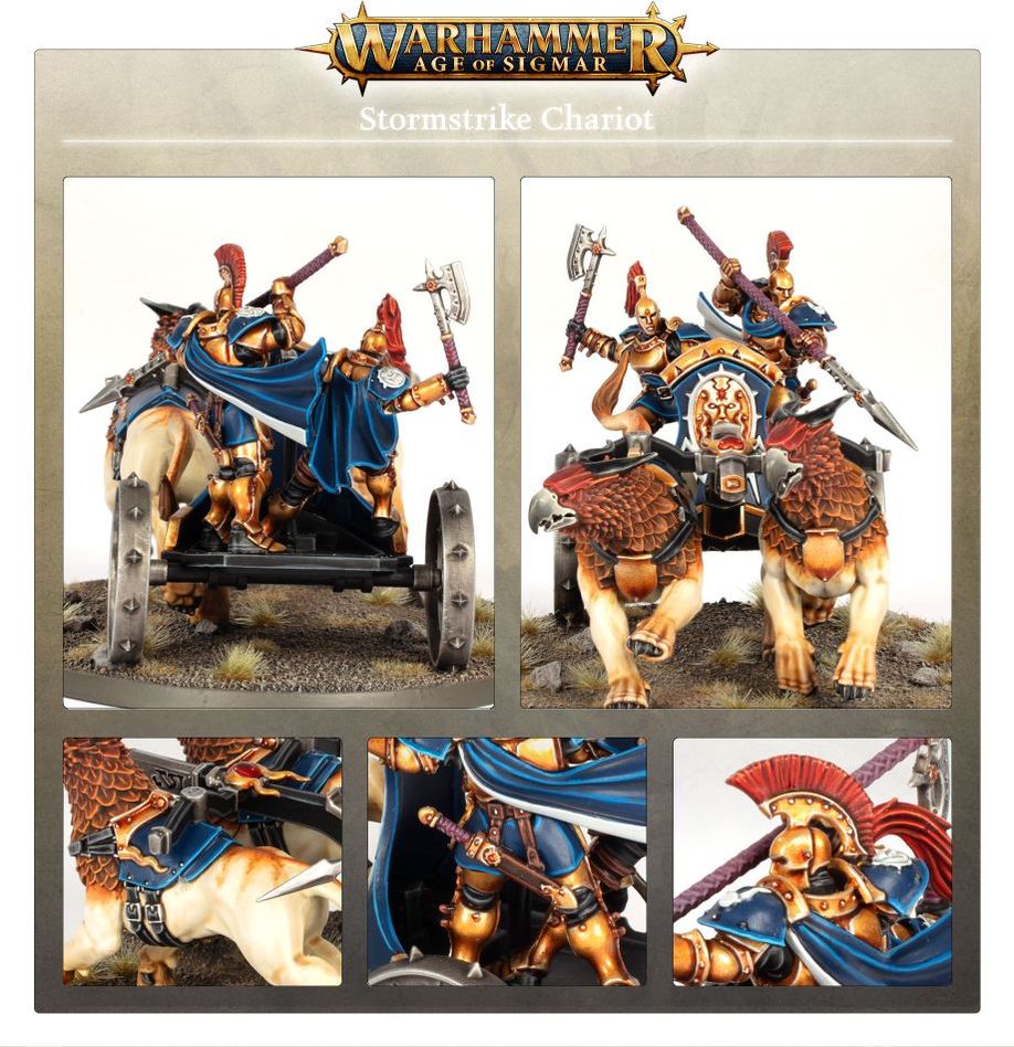 Warhammer Age of Sigmar: Stormcast Eternals - Stormstrike Chariot (96-48)