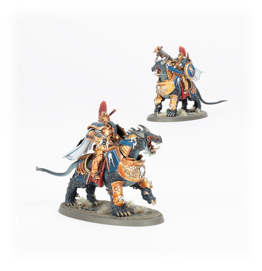 Warhammer Age of Sigmar: Stormcast Eternals - Dracothian Guard (Desolators/Fulminators/Tempestors/Concussors/Lord-Celestant on Dracoth)(96-24)