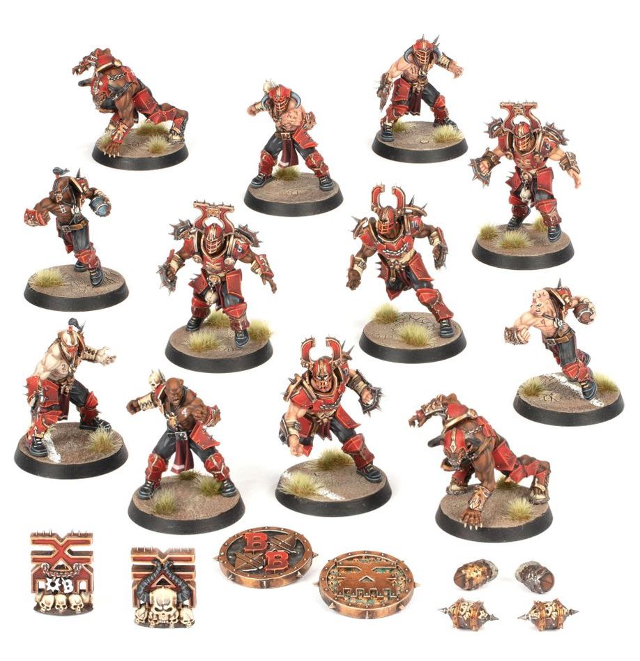 Blood Bowl: Khorne Blood Bowl Team - Skull-tribe Slaughterers (202-19)
