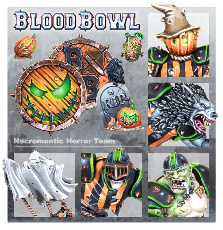 Blood Bowl: Necromantic Horror Blood Bowl Team - The Wolfenburg Crypt-stealers (202-07)
