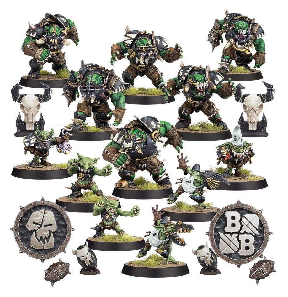 Blood Bowl: Black Orc Blood Bowl Team - The Thunder Valley Greenskins (202-12)