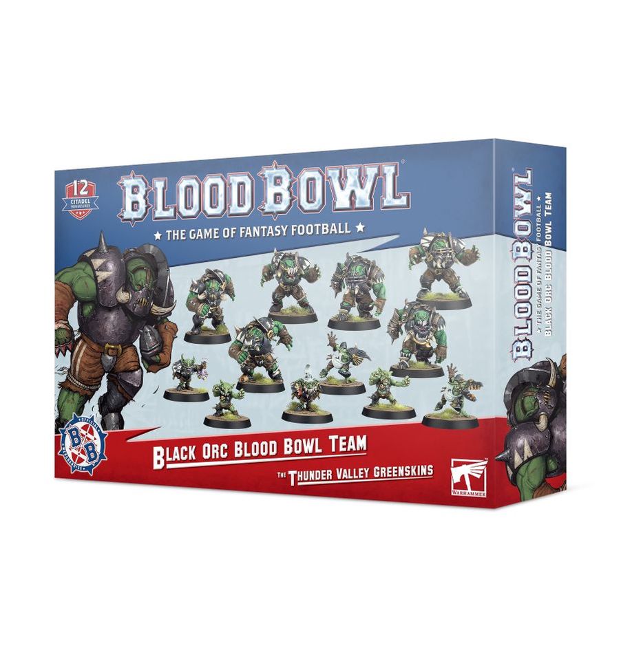 Blood Bowl: Black Orc Blood Bowl Team - The Thunder Valley Greenskins (202-12)
