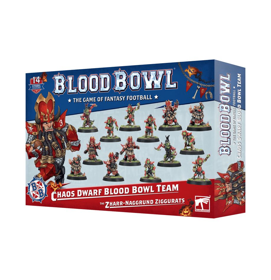 Blood Bowl: Chaos Dwarf Blood Bowl Team - The Zharr-Naggrund Ziggurats (201-11)