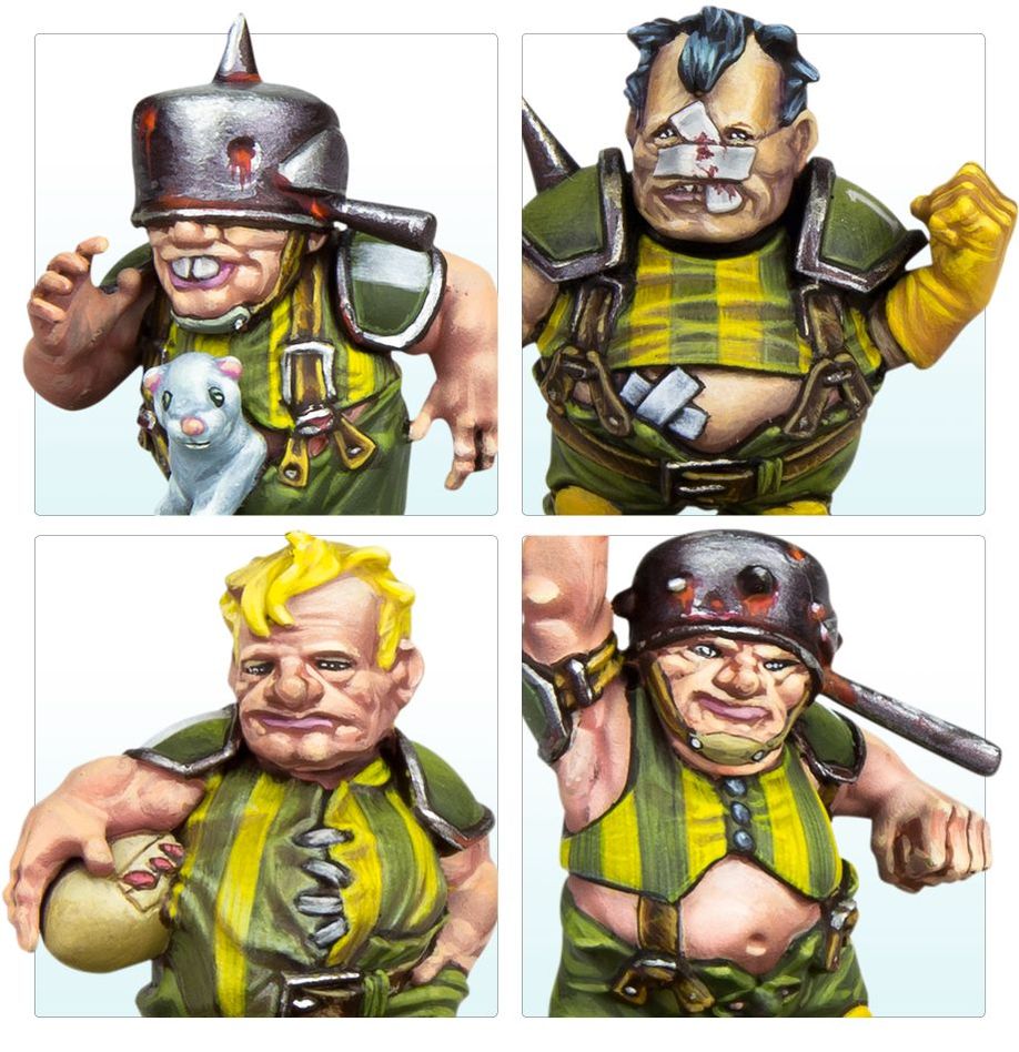 Blood Bowl: Halfling Blood Bowl Team - Greenfield Grasshuggers (200-65)
