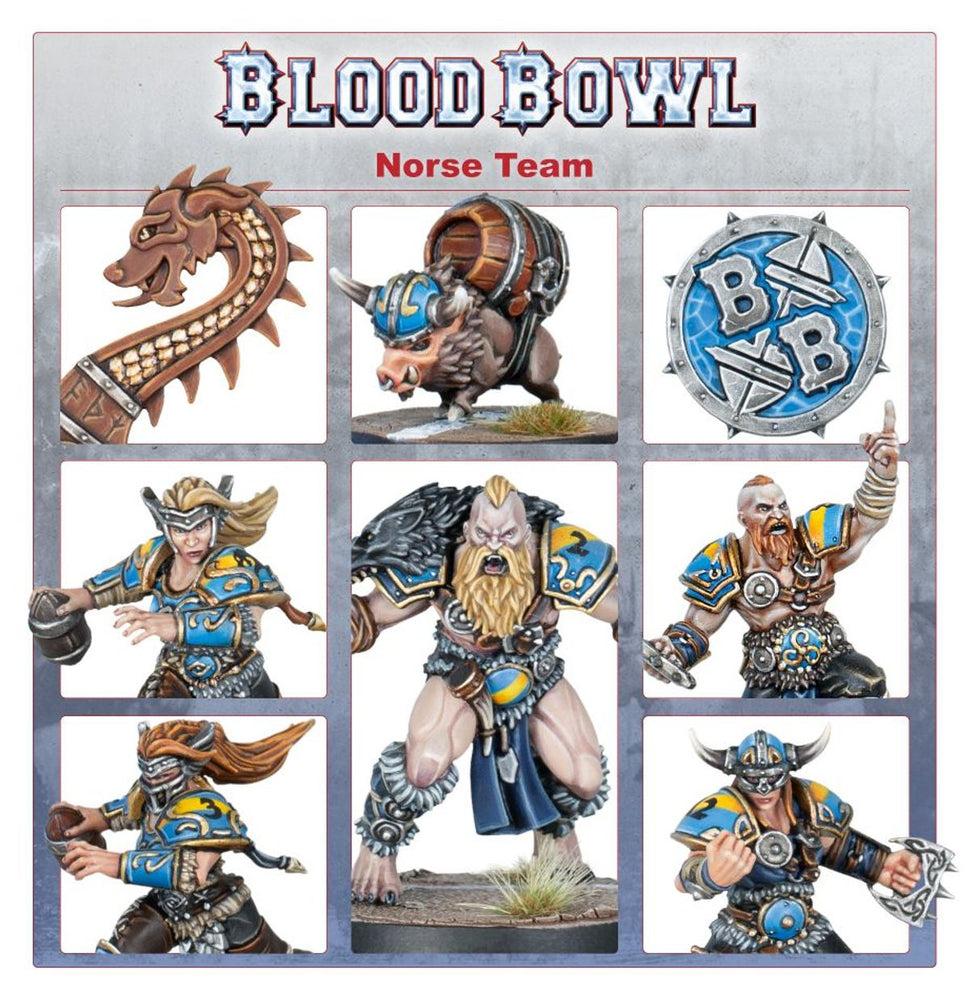 Blood Bowl: Norse Blood Bowl Team - Norsca Rampagers (202-24)