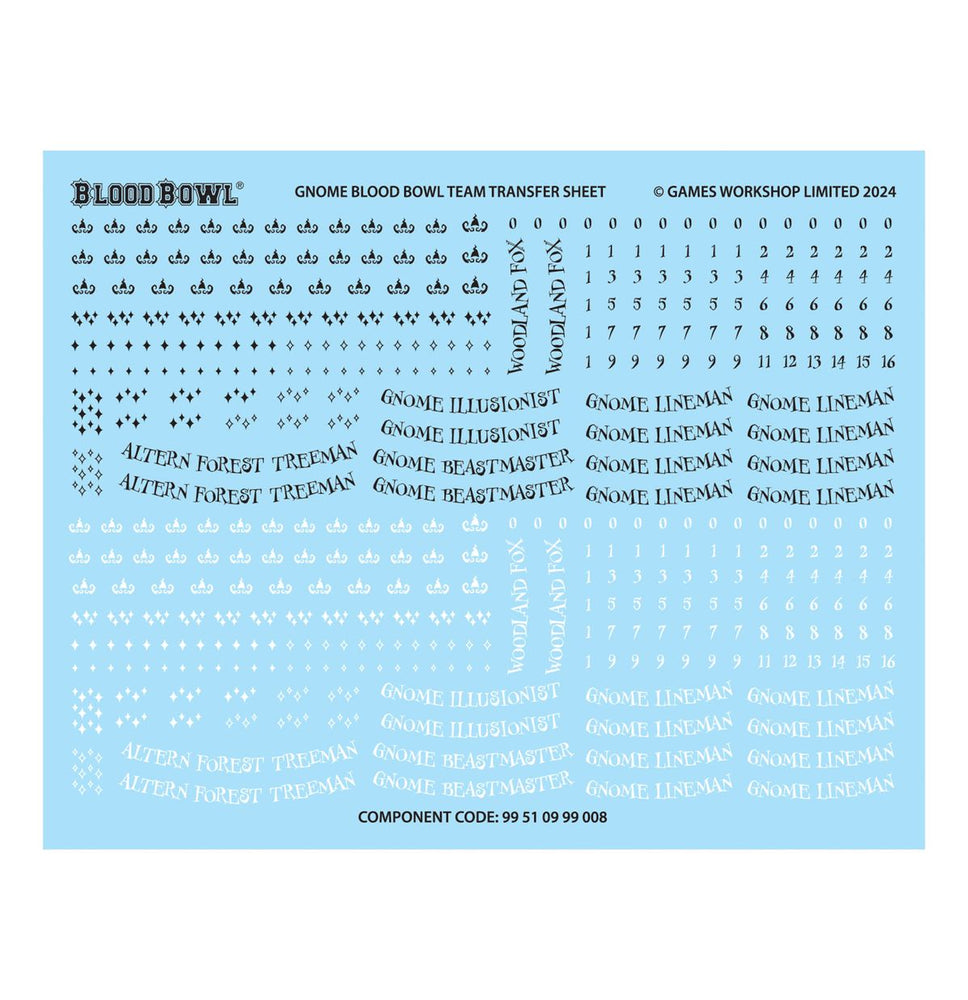 Blood Bowl: Gnome Blood Bowl Team - The Glimdwarrow Groundhogs (202-41)