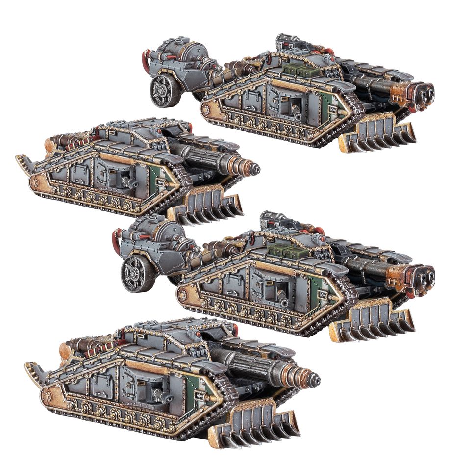 Warhammer - The Horus Heresy: Legions Imperialis - Solar Auxilia: Malcador Infernus and Valdor Tank Destroyers (03-57)
