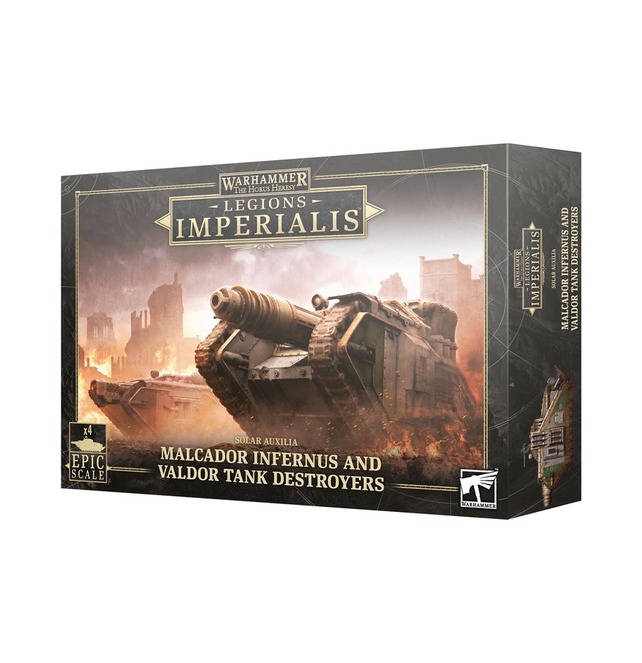 Warhammer - The Horus Heresy: Legions Imperialis - Solar Auxilia: Malcador Infernus and Valdor Tank Destroyers (03-57)