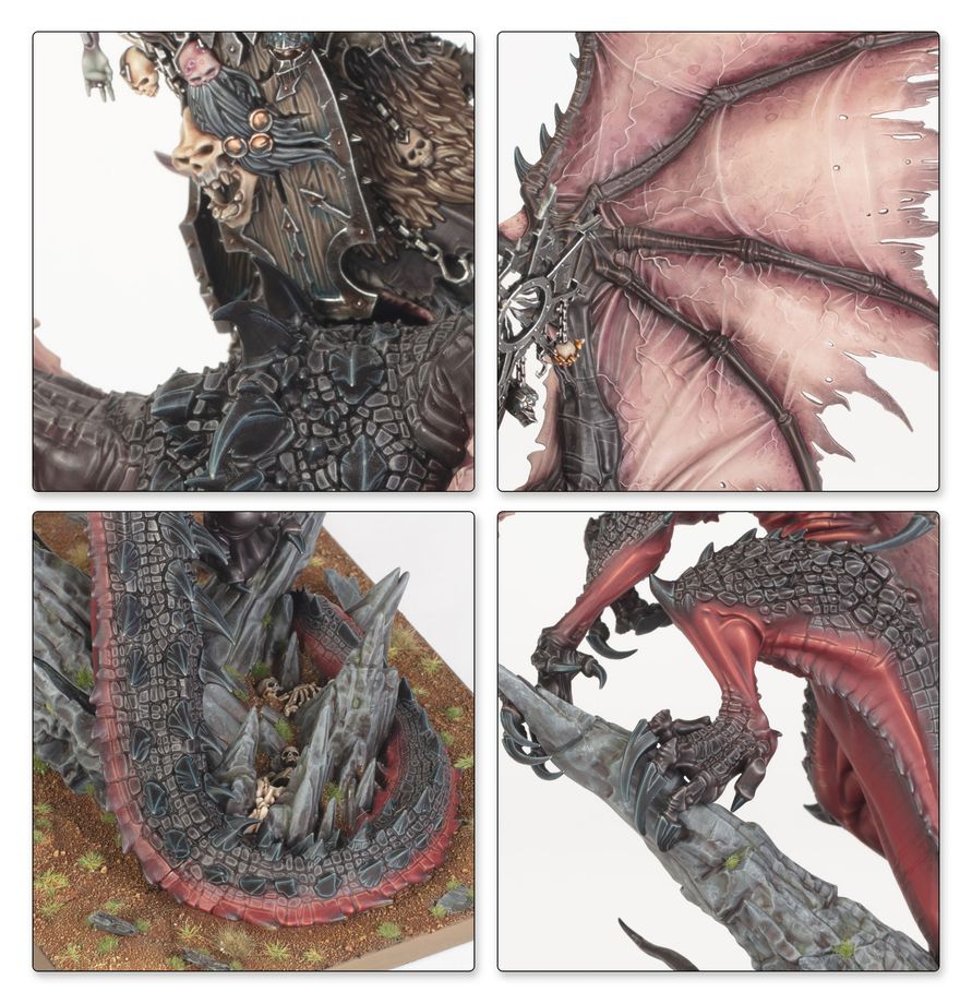 Warhammer The Old World: Warriors of Chaos - Lord/Sorcerer on Chaos Dragon (08-19)