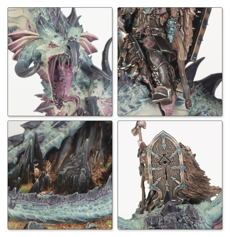Warhammer The Old World: Warriors of Chaos - Lord/Sorcerer on Chaos Dragon (08-19)