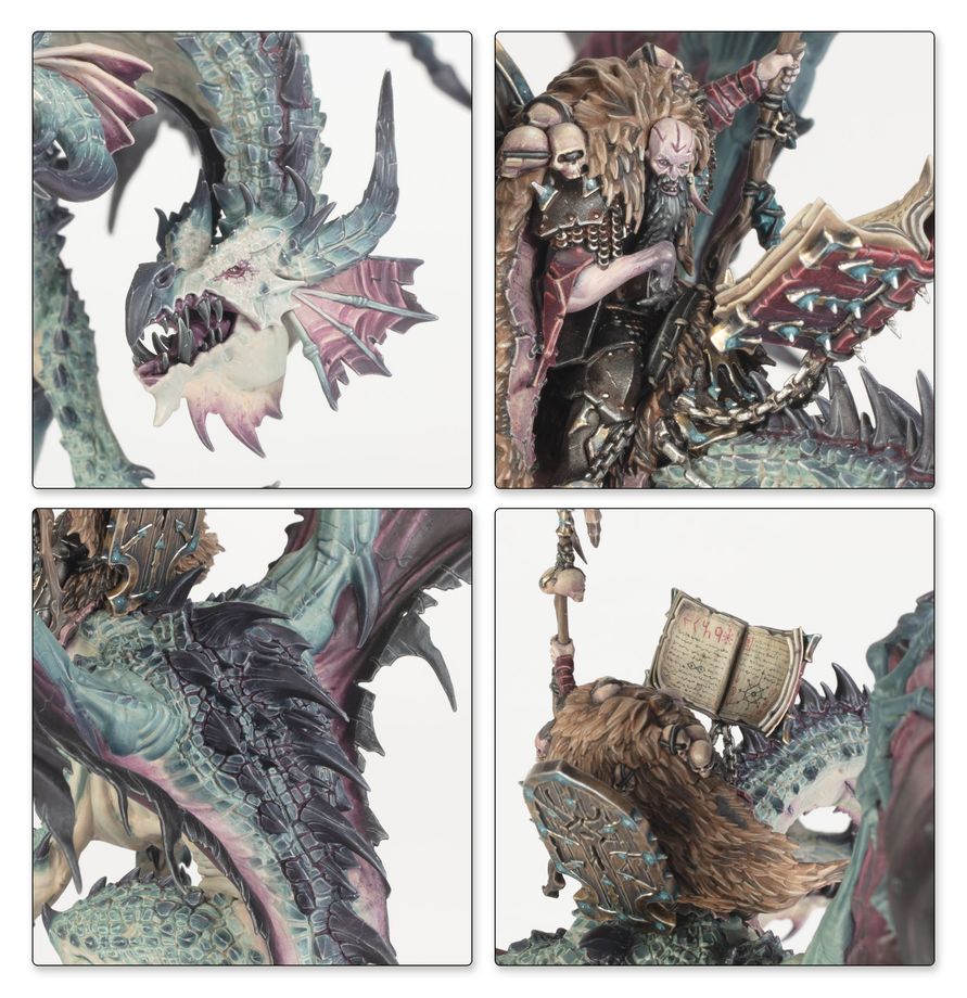 Warhammer The Old World: Warriors of Chaos - Lord/Sorcerer on Chaos Dragon (08-19)