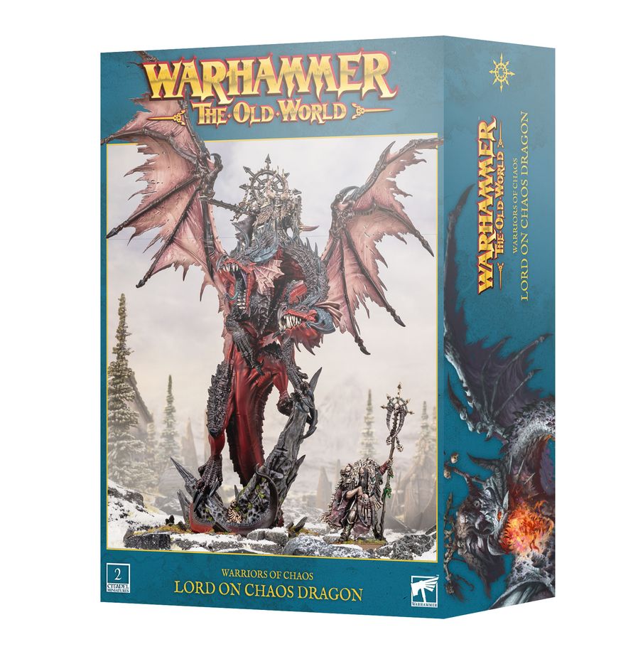 Warhammer The Old World: Warriors of Chaos - Lord/Sorcerer on Chaos Dragon (08-19)
