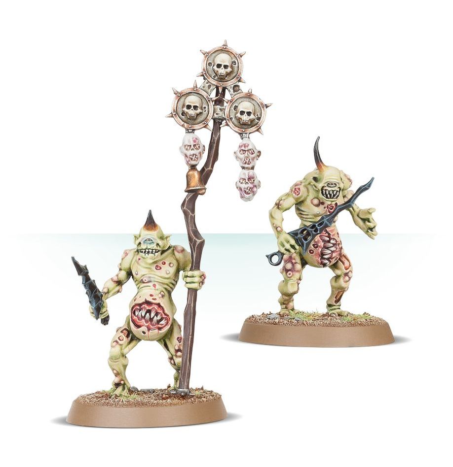 Warhammer Age of Sigmar: Maggotkin of Nurgle - Plaguebearers (97-10)