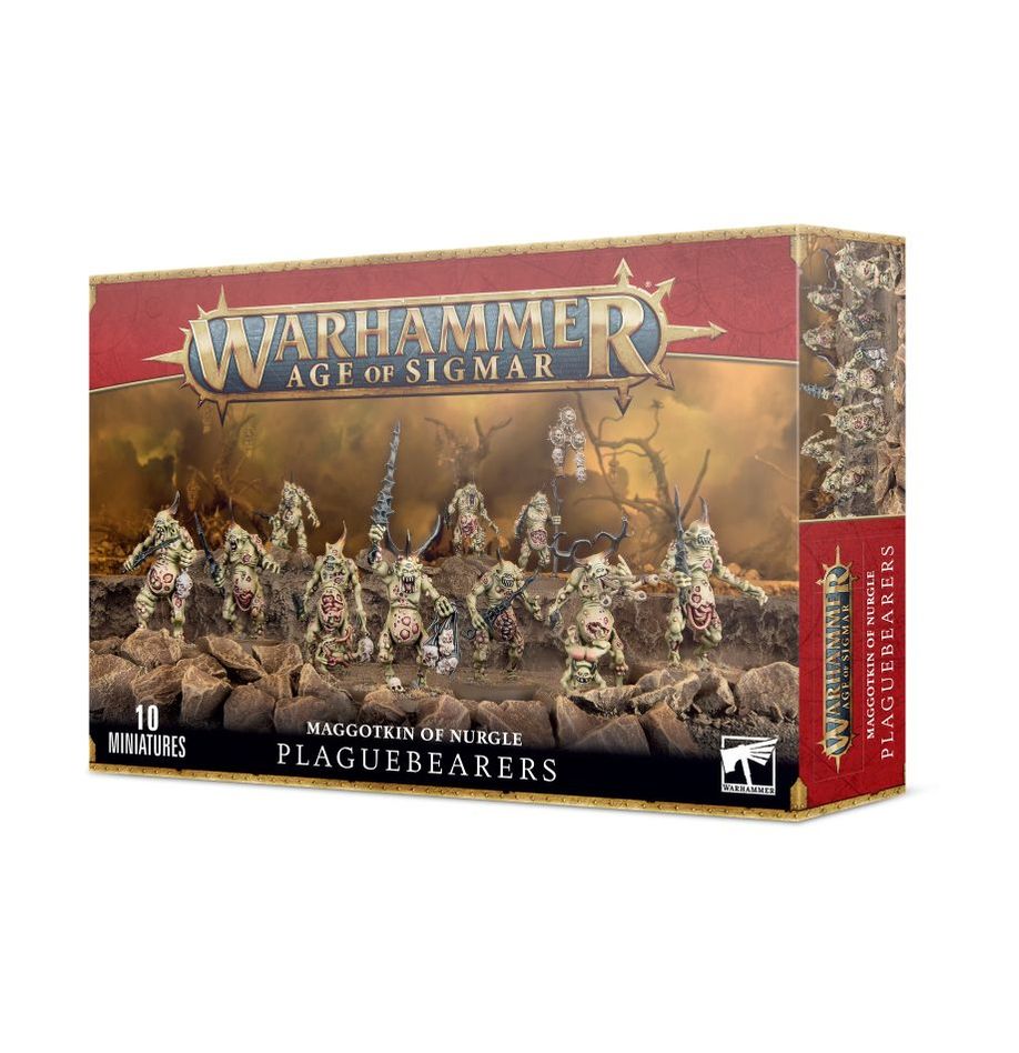 Warhammer Age of Sigmar: Maggotkin of Nurgle - Plaguebearers (97-10)