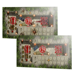 Blood Bowl: Bretonnian Pitch - Double-sided Pitch and Dugouts (202-61)