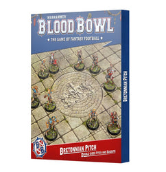 Blood Bowl: Bretonnian Pitch - Double-sided Pitch and Dugouts (202-61)