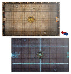 Blood Bowl: Tomb Kings Pitch - Double-sided Pitch and Dugouts Set (202-60)