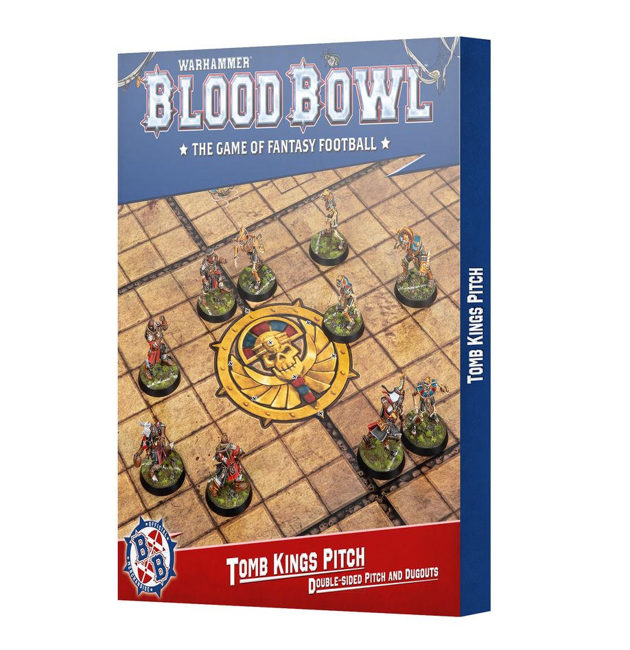 Blood Bowl: Tomb Kings Pitch - Double-sided Pitch and Dugouts Set (202-60)
