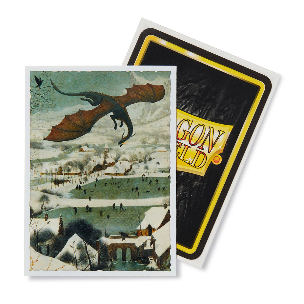 Dragon Shield Hunters in the Snow | Art Classic – 100 Standard Size