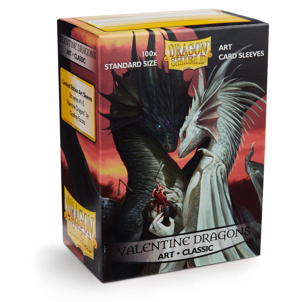 Dragon Shield Valentine Dragons | Art Classic – 100 Standard Size
