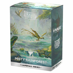 Dragon Shield: Dual Matte - Art - Magic the Gathering: Landfall Series: Misty Rainforest (100)