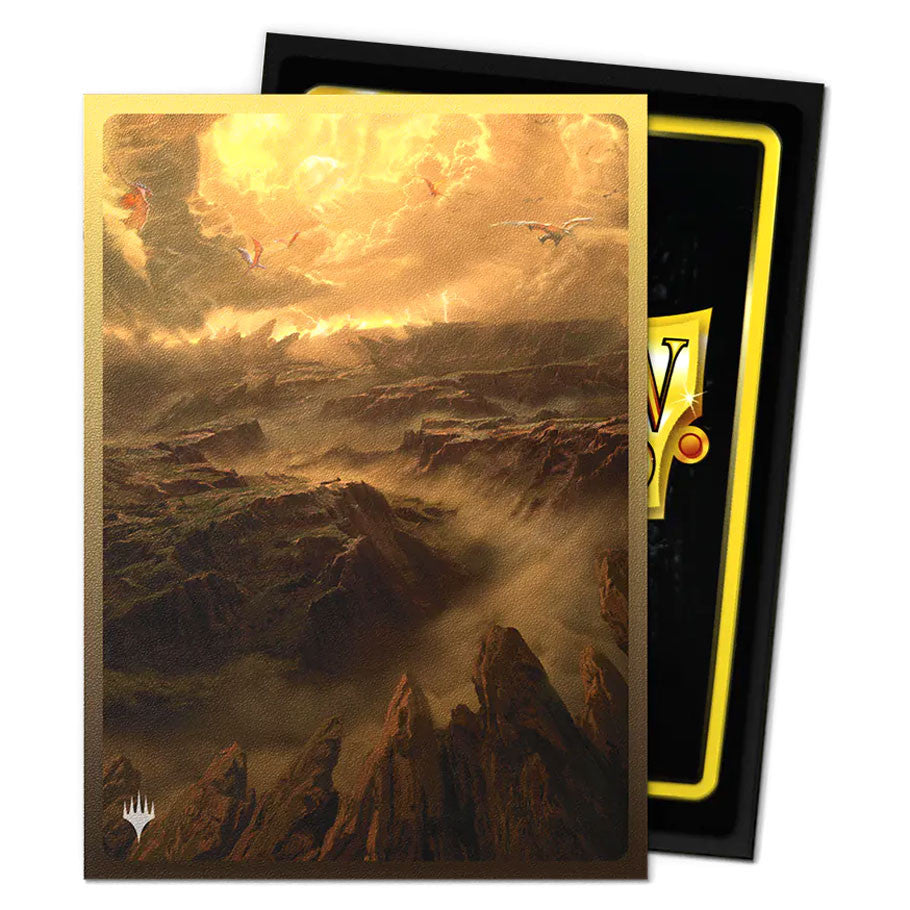 Dragon Shield: Dual Matte - Art - Magic the Gathering: Landfall Series: Arid Mesa (100)