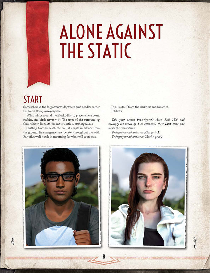 Call of Cthulhu: Alone Against the Static (Hardcover)
