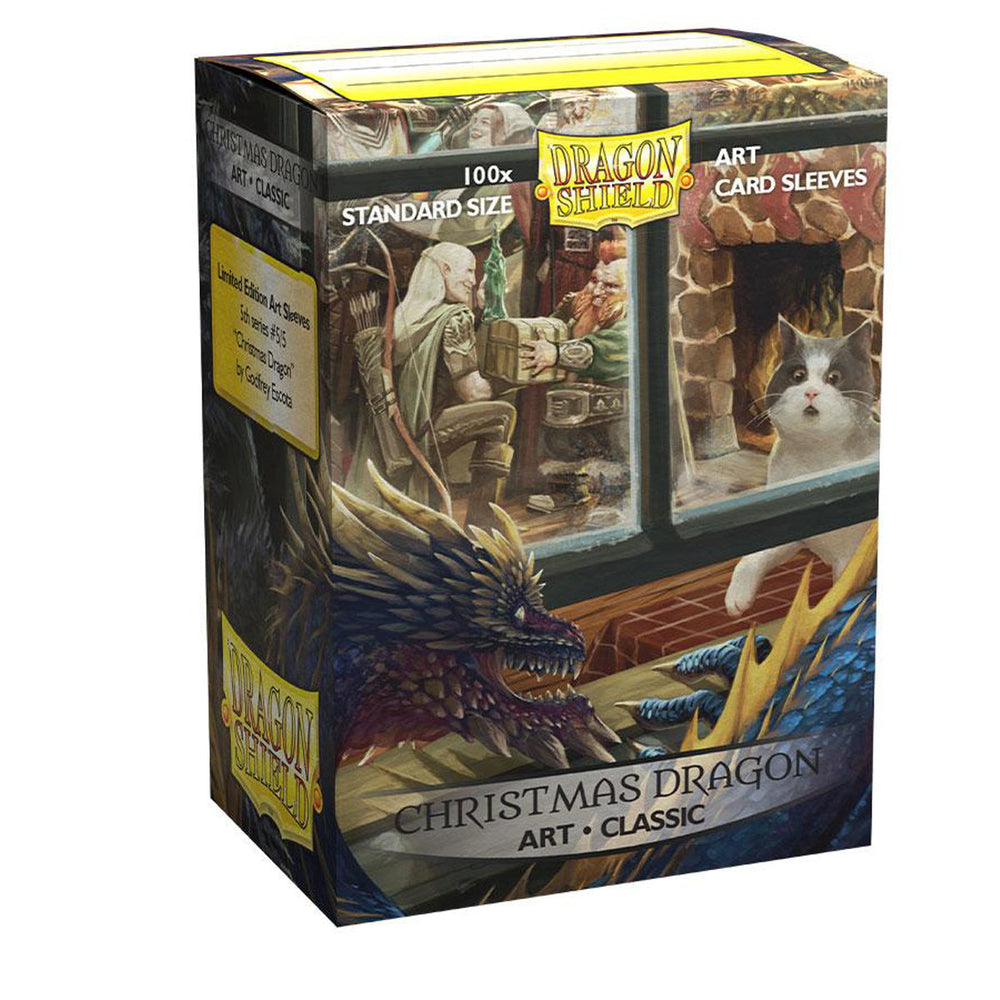 Dragon Shield Christmas Dragon | Art Classic – 100 Standard Size