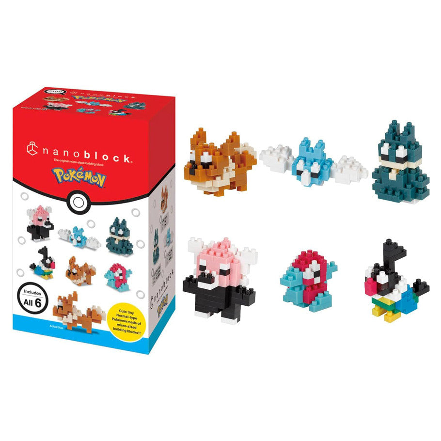 Nanoblock: Pokémon - Normal Type Box Set