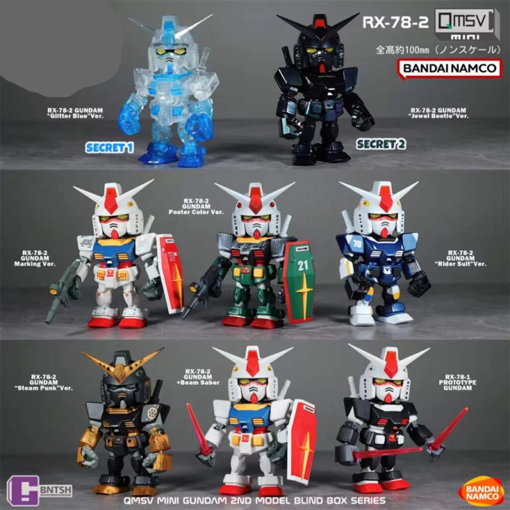 QMSV Mini: RX-78 Gundam 2nd Model - Blind Box Figures