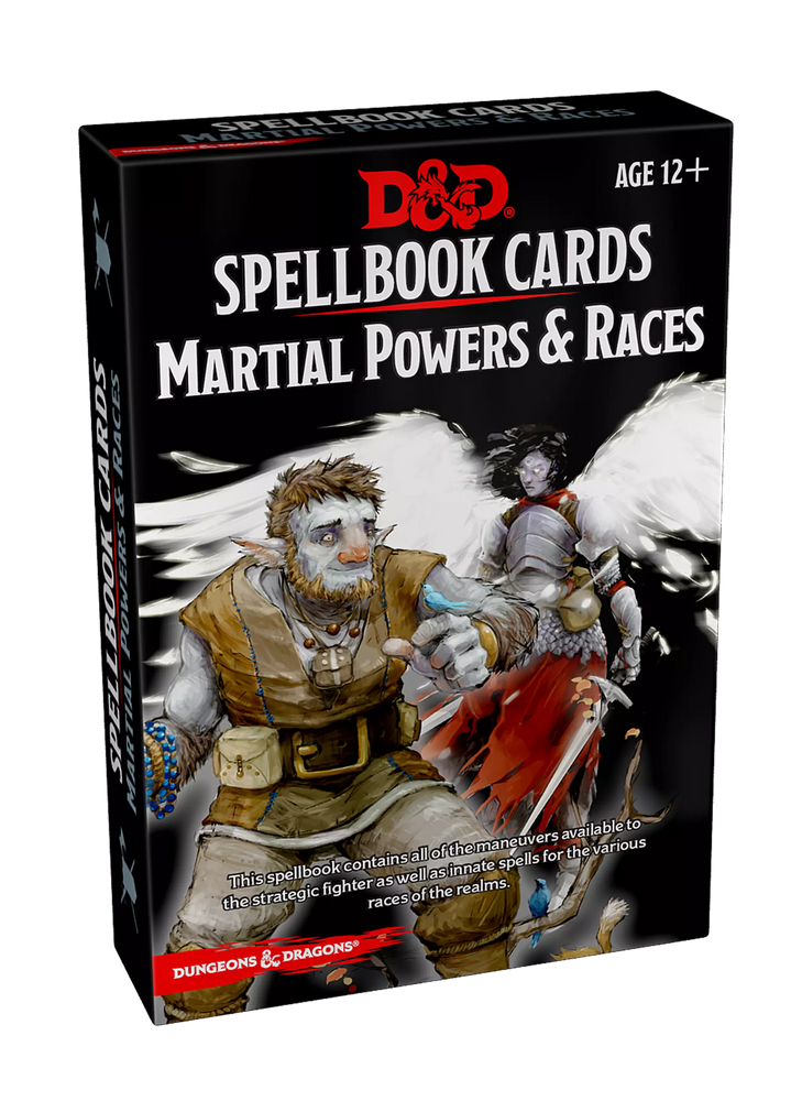 D&D Spellbook Cards: Martial Powers & Races
