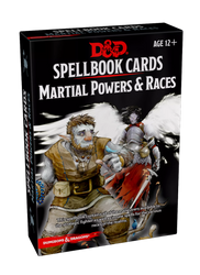 D&D Spellbook Cards: Martial Powers & Races