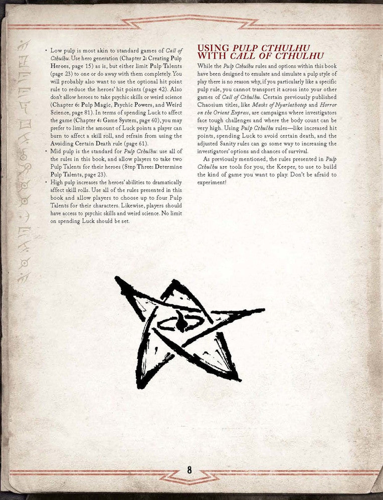 Call of Cthulhu 7E: Pulp Cthulhu