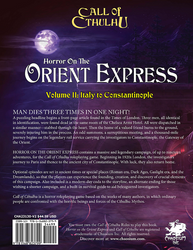 Call of Cthulhu 7E: Horror on the Orient Express Set