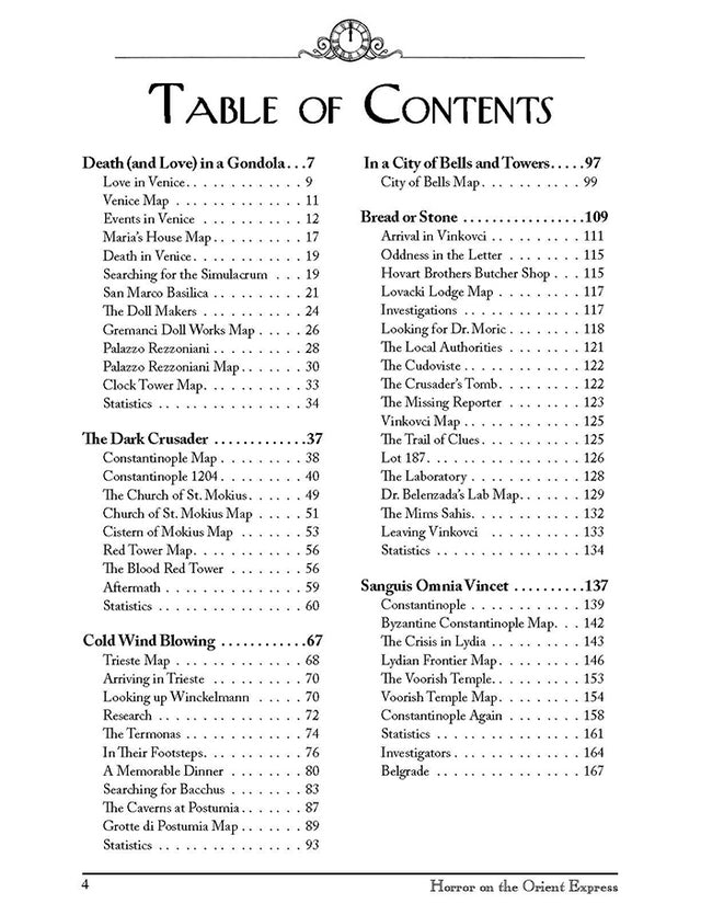 Call of Cthulhu 7E: Horror on the Orient Express Set