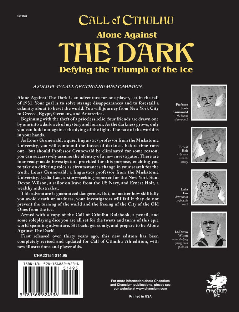 Call of Cthulhu: Alone Against the Dark