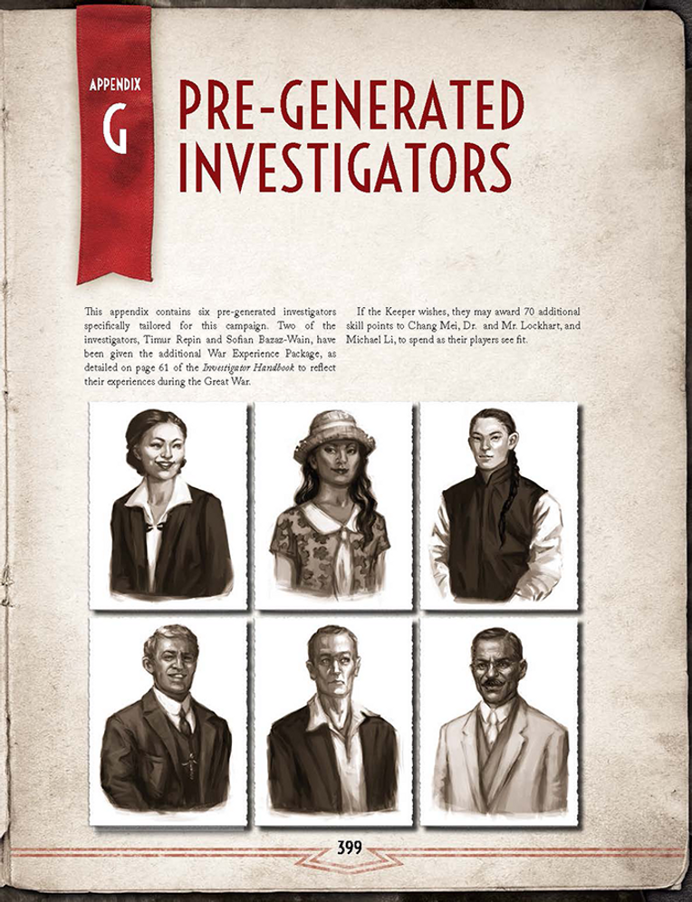 Call of Cthulhu 7E - Children of Fear: A 1920s Campaign Across Asia