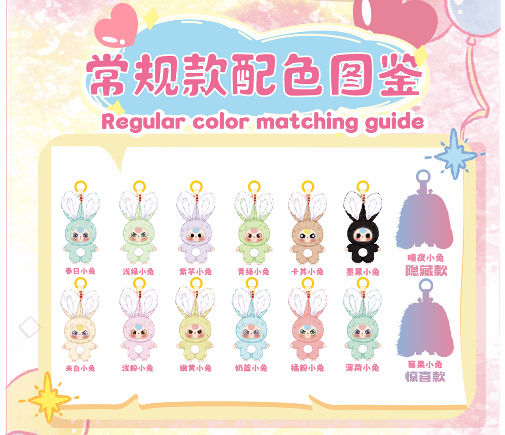 Baby Three - Mini Tiny Rabbit Plush Blind Box