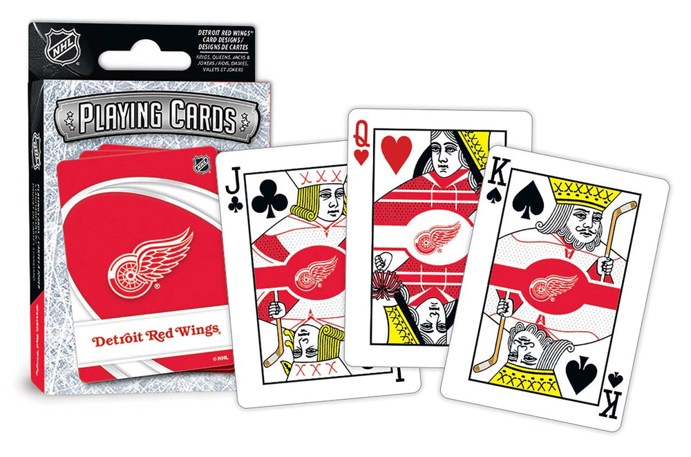 Detroit Red Wings Playing Cards