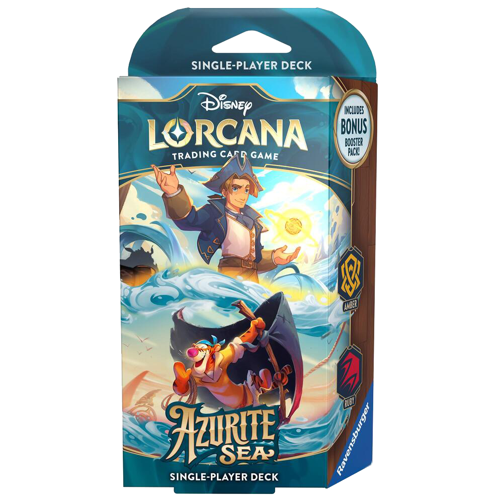 Disney Lorcana: Azurite Sea - Starter Deck - Amber & Ruby