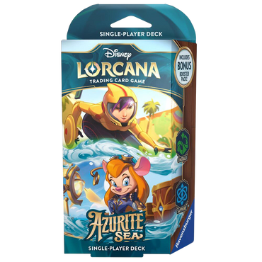 Disney Lorcana: Azurite Sea - Starter Deck - Emerald & Sapphire