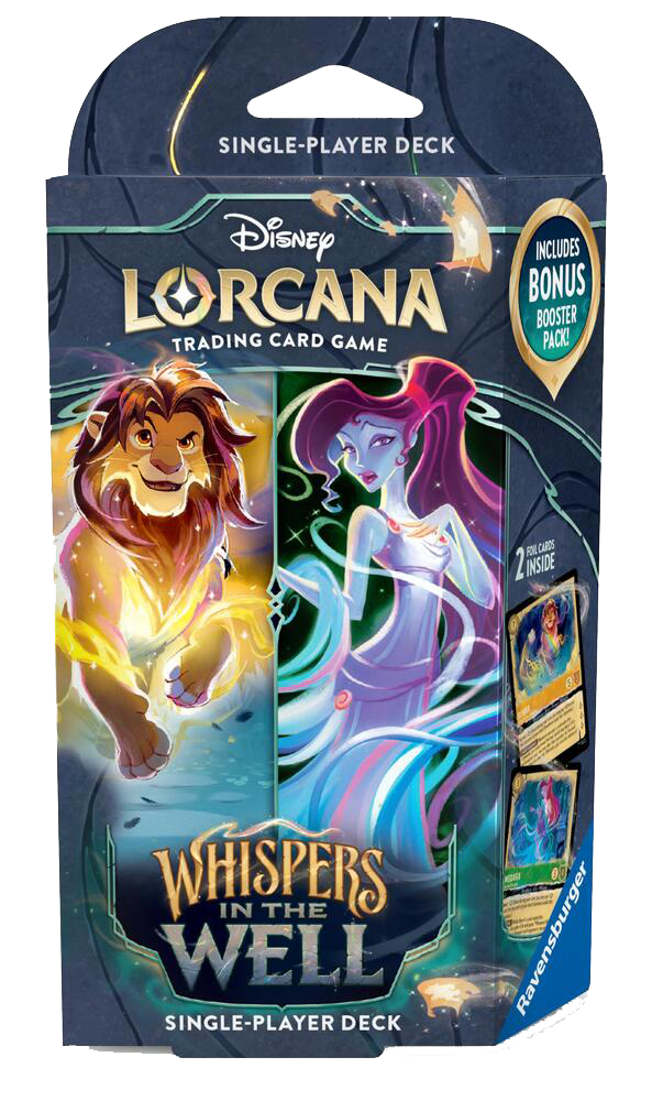 Disney Lorcana: Whispers in the Well - Starter Deck - Amber & Emerald