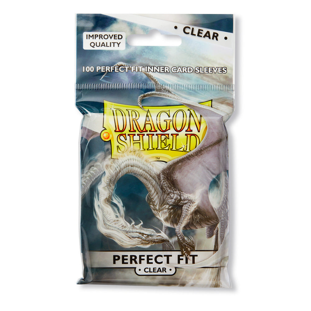 Dragon Shield Clear ‘Sanctus’ | Perfect Fit Toploader – 100 Standard Size