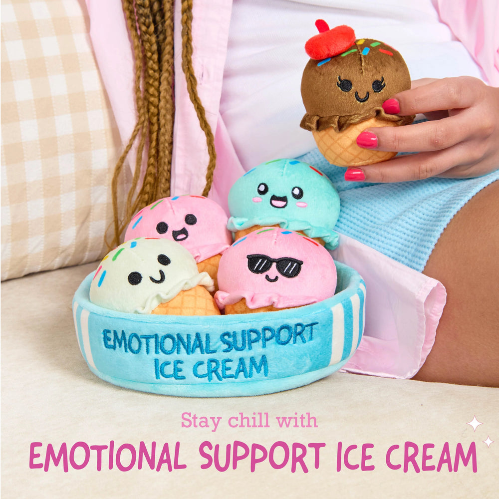 Emotional Support Ice Cream (Emotional Support Pals Plush)