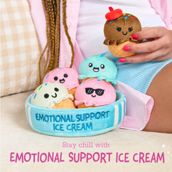 Emotional Support Ice Cream (Emotional Support Pals Plush)