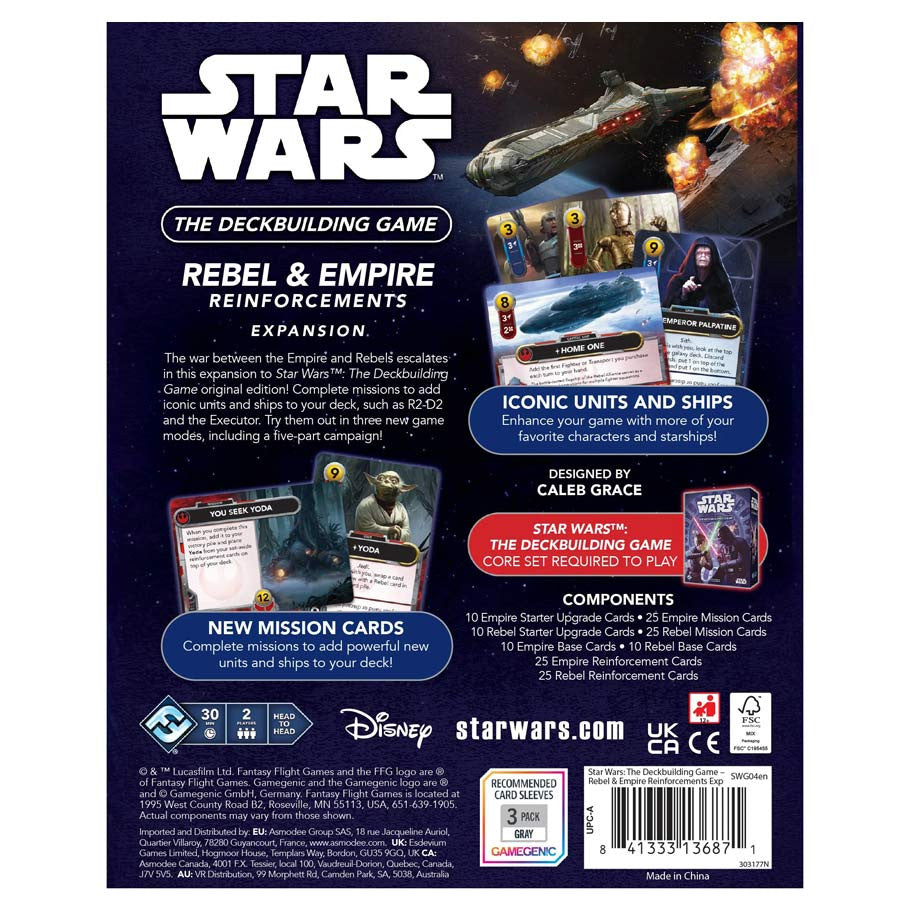 Star Wars: The Deck-building Game - Rebel & Empire Reinforcements Expansion