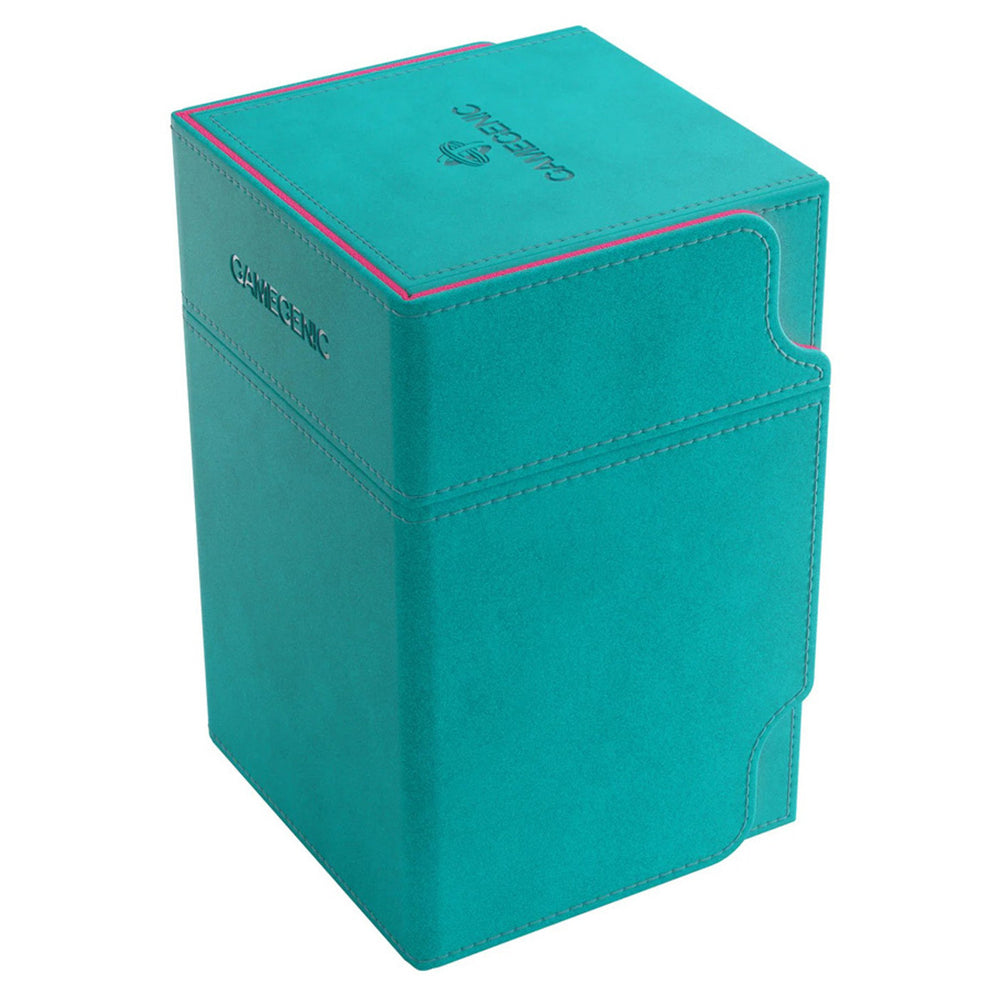 Deck Box: Watchtower 100+ Teal/Pink