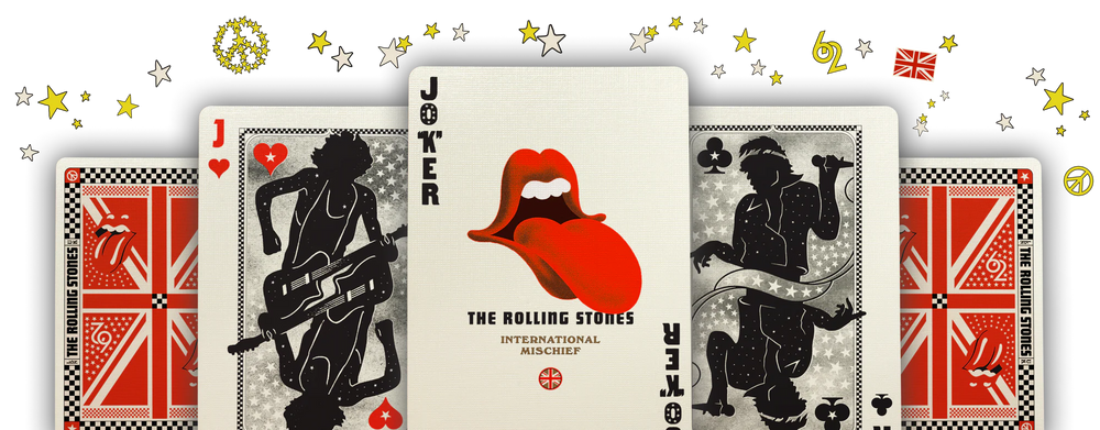 Rolling Stones Playing Cards